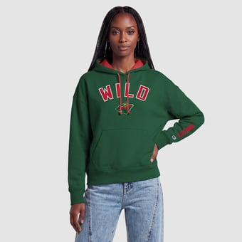 Women's Champion Minnesota Wild Green Hoodie