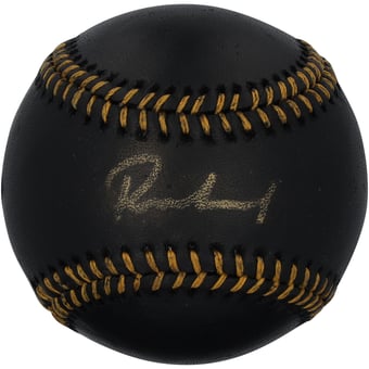 Roman Anthony Boston Red Sox Autographed Black Leather Baseball