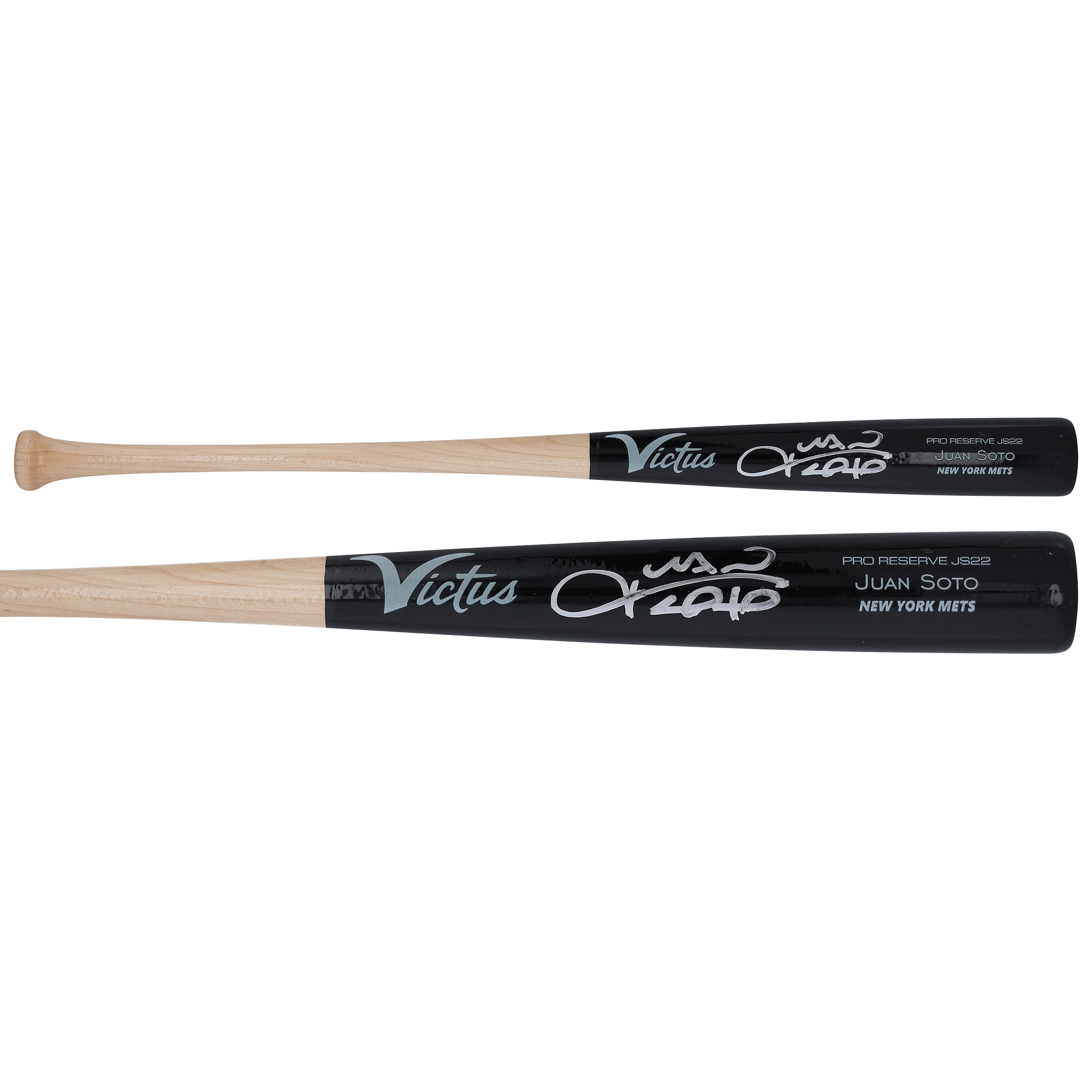 Juan Soto New York Mets Autographed Victus Game Model Mini Bat