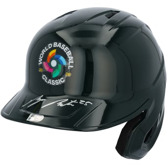 Byron Buxton USA Baseball Autographed 2026 World Baseball Classic Logo Replica Batting Helmet