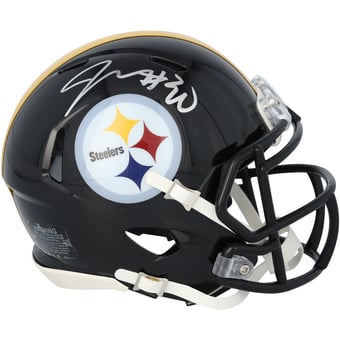 Jaylen Warren Pittsburgh Steelers Autographed Riddell Speed Mini Helmet
