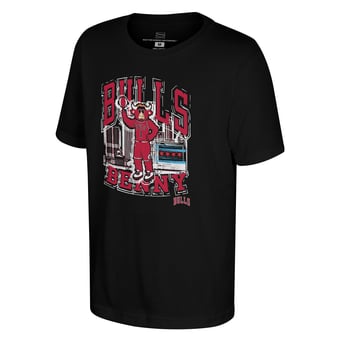Youth Stadium Essentials  Black Chicago Bulls Mascot City Elementized T-Shirt