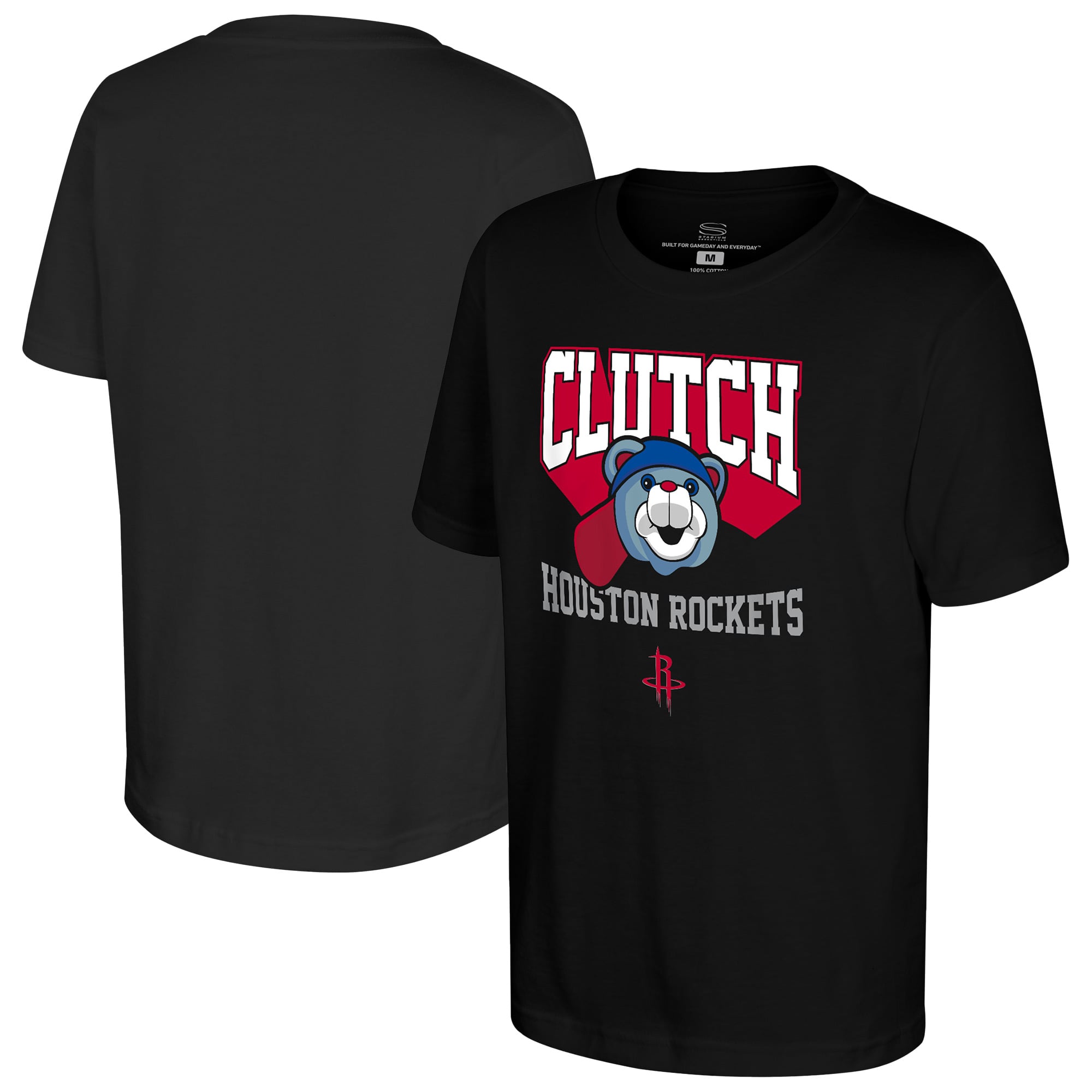 Youth Stadium Essentials  Black Houston Rockets Most Valuable Mascot T-Shirt