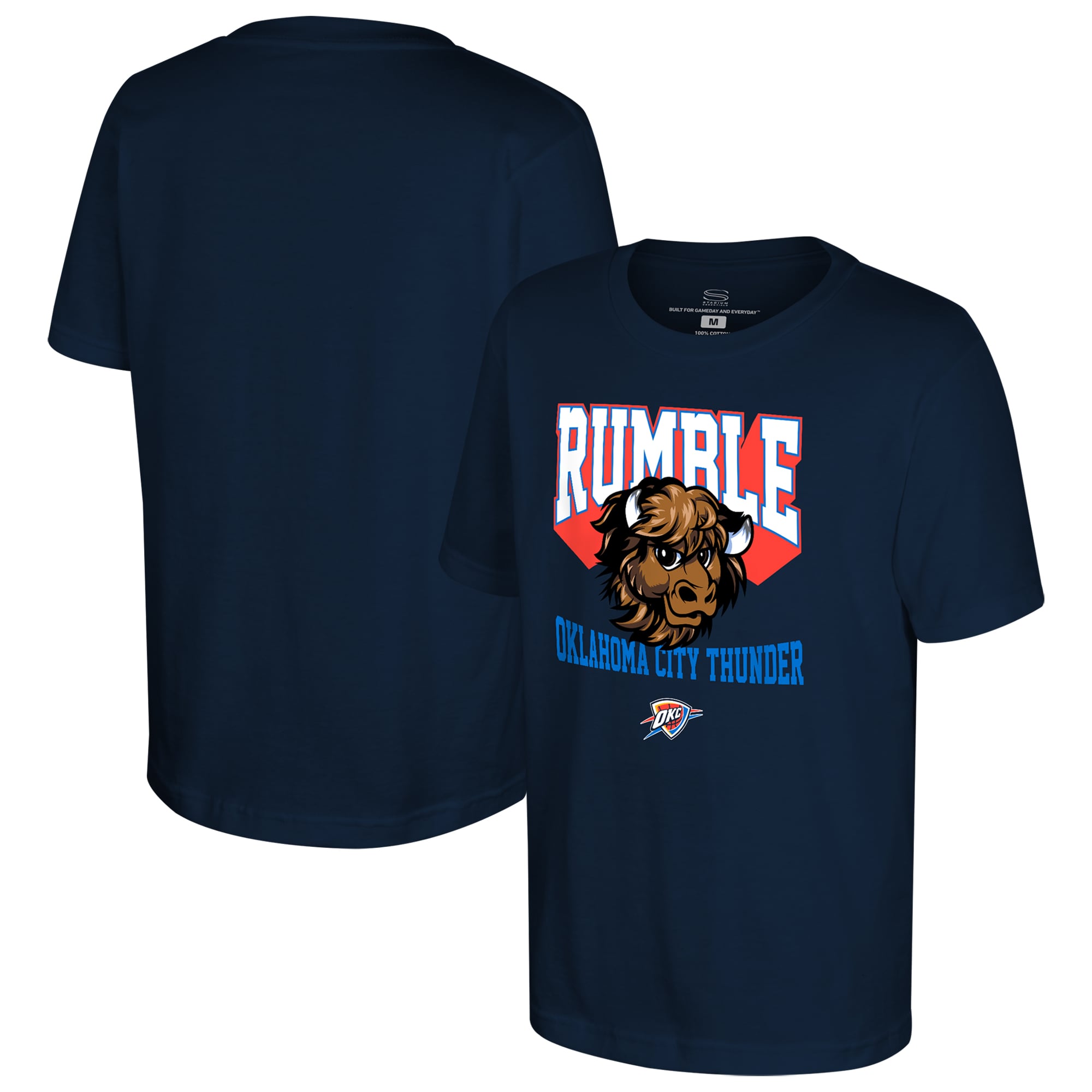 Youth Stadium Essentials  Navy Oklahoma City Thunder Most Valuable Mascot T-Shirt