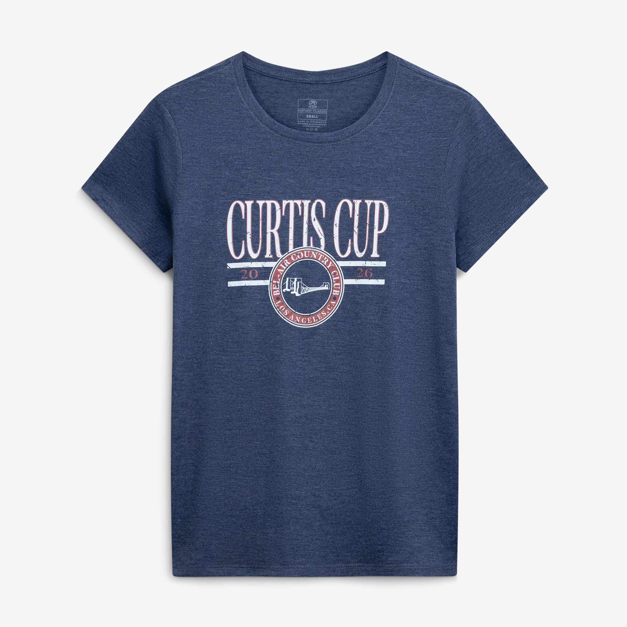 Women’s 2026 Curtis Cup Ahead Heather Navy Danby Tri-Blend T-Shirt Women’s 2026 Curtis Cup Ahead Heather Navy Danby Tri-Blend T-Shirt