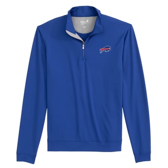 Men's johnnie-O  Royal Buffalo Bills Motion Quarter-Zip Pullover