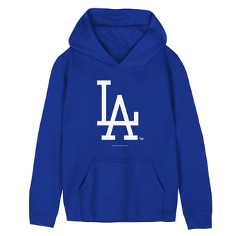 Preschool Mitchell & Ness  Royal Los Angeles Dodgers Retro Logo Hoodie
