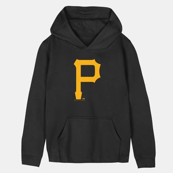 Toddler Mitchell & Ness  Black Pittsburgh Pirates Retro Logo Hoodie