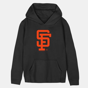Toddler Mitchell & Ness  Black San Francisco Giants Retro Logo Hoodie