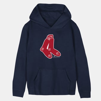 Toddler Mitchell & Ness  Navy Boston Red Sox Retro Logo Hoodie