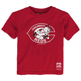 Toddler Mitchell & Ness  Red Cincinnati Reds Retro Logo T-Shirt