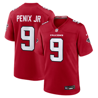 Atlanta Falcons Nike Game Home Jersey - Red - Michael Penix Jr. - Mens