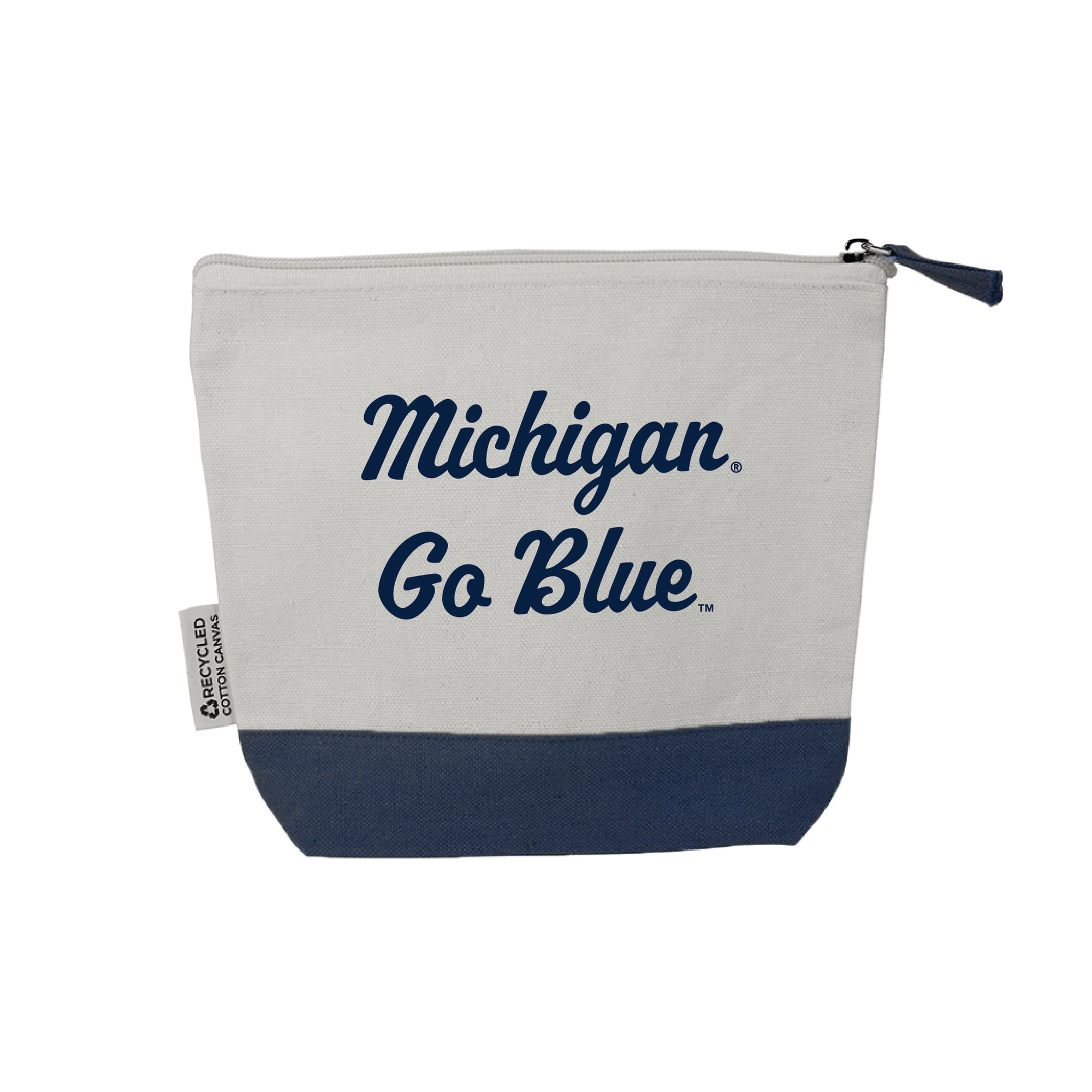 Cream Michigan Wolverines Everyday Purse Pouch