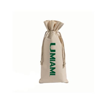 Miami Hurricanes Wine Pouch