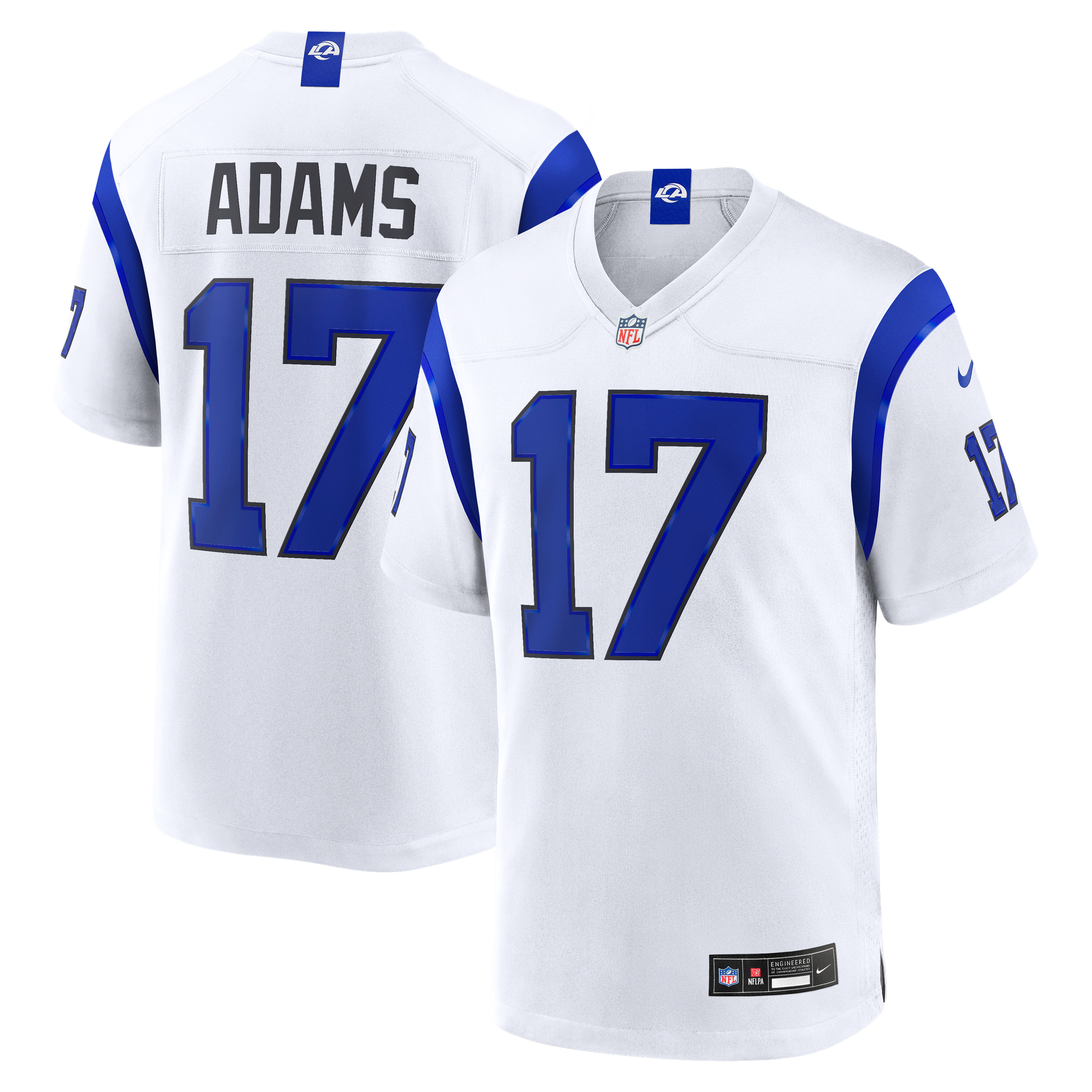 Maglia Los Angeles Rams Nike Game Alternate - Bianco - Davante Adams - Uomo