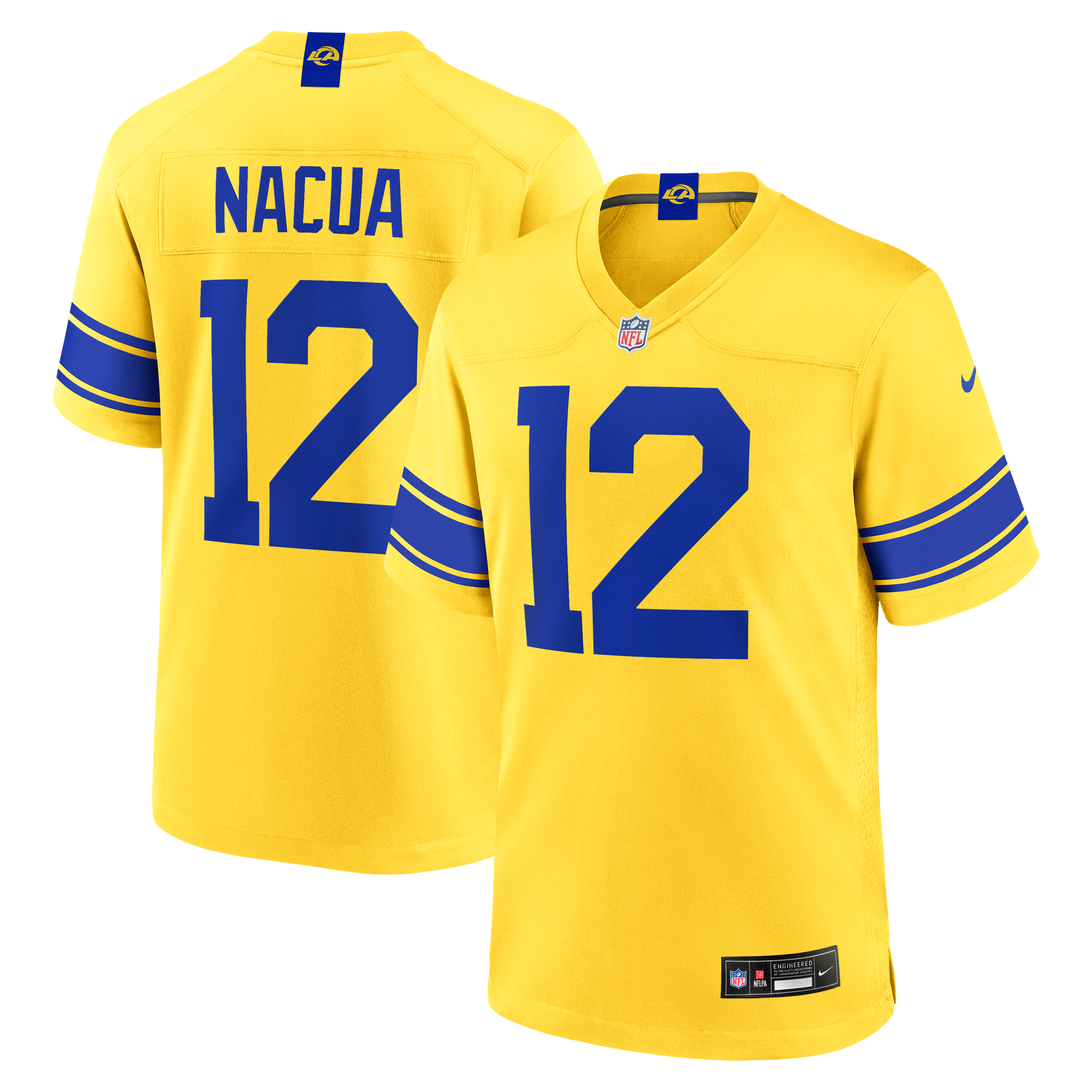 Maglia Los Angeles Rams Nike Game Alternate Secondario - Puka Nacua - Uomo