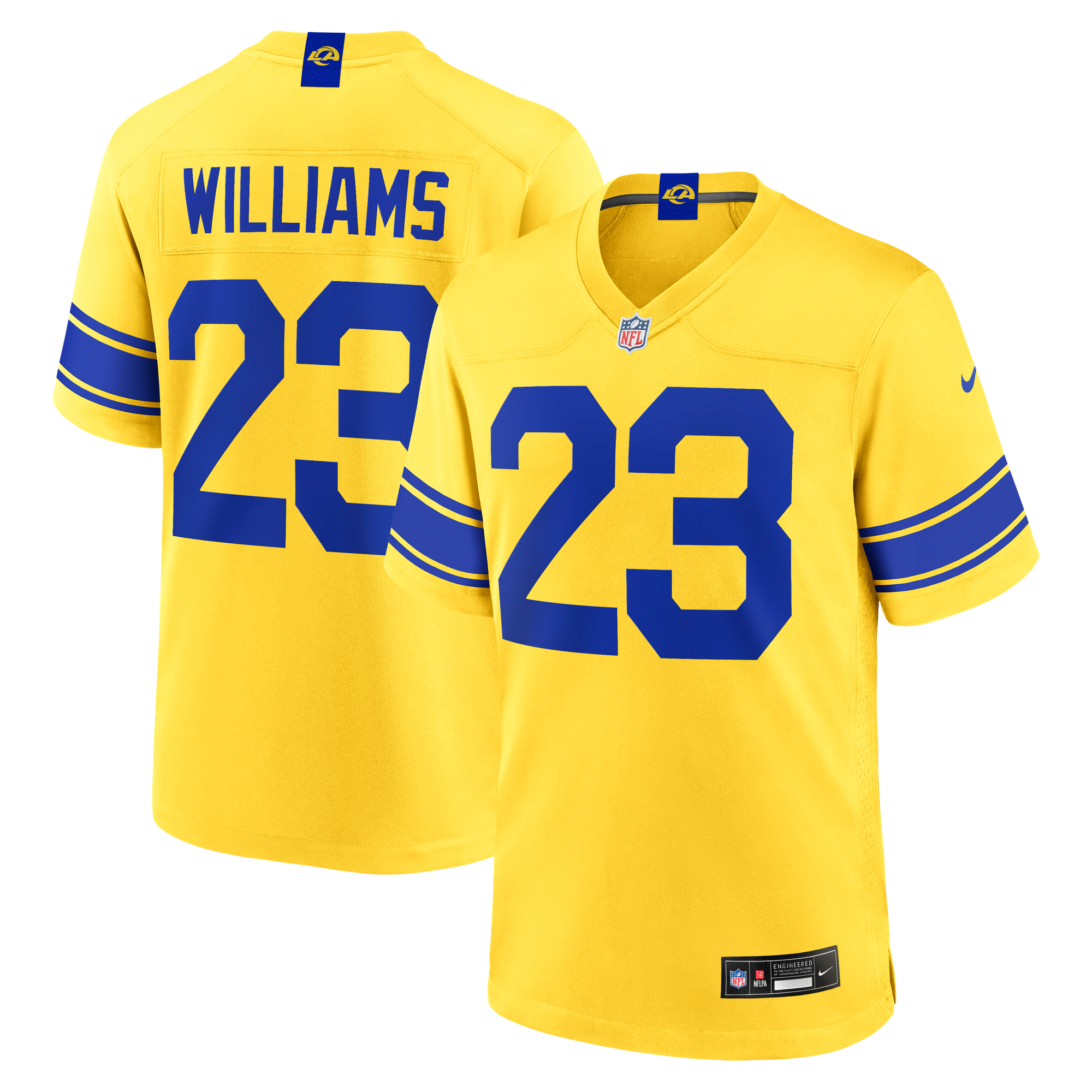 Maglia Los Angeles Rams Nike Game Alternate Secondario - Kyren Williams - Uomo