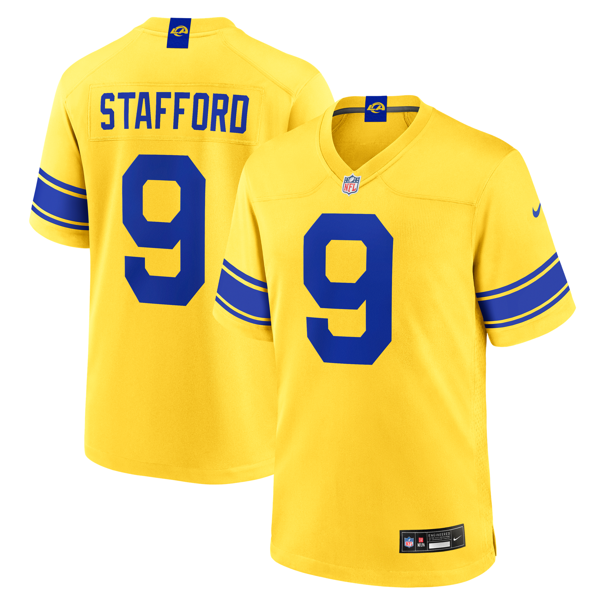 Maglia Los Angeles Rams Nike Game Alternate Secondario - Matthew Stafford - Uomo