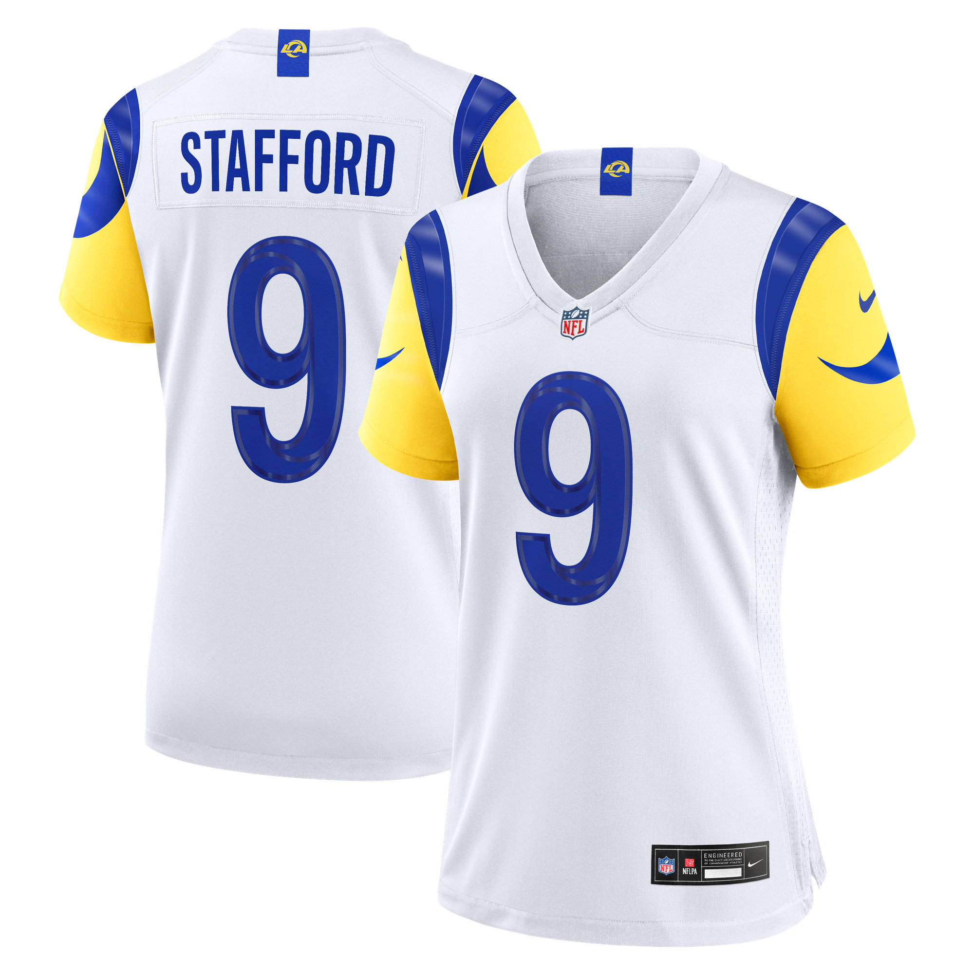 Maglia Los Angeles Rams Nike Game Road - Bianco - Matthew Stafford - Donna
