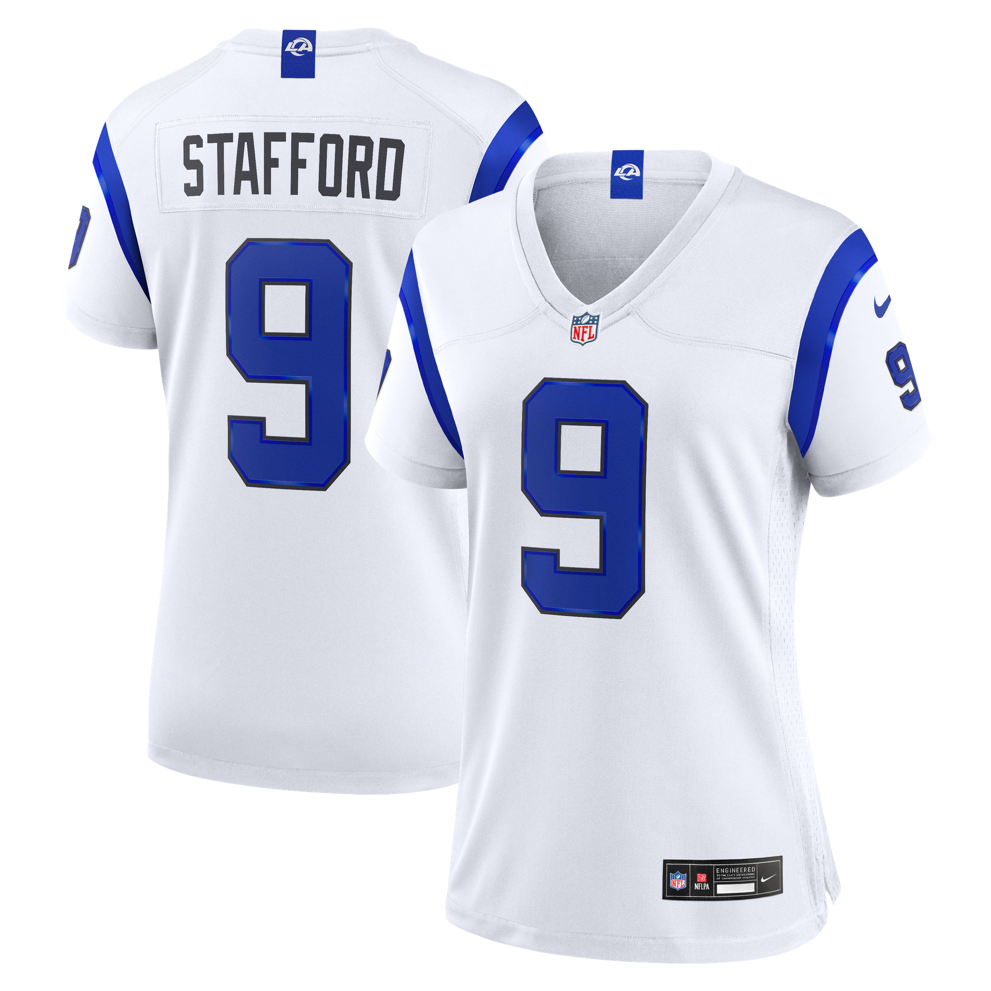 Maglia Los Angeles Rams Nike Game Alternate - Bianco - Matthew Stafford - Donna