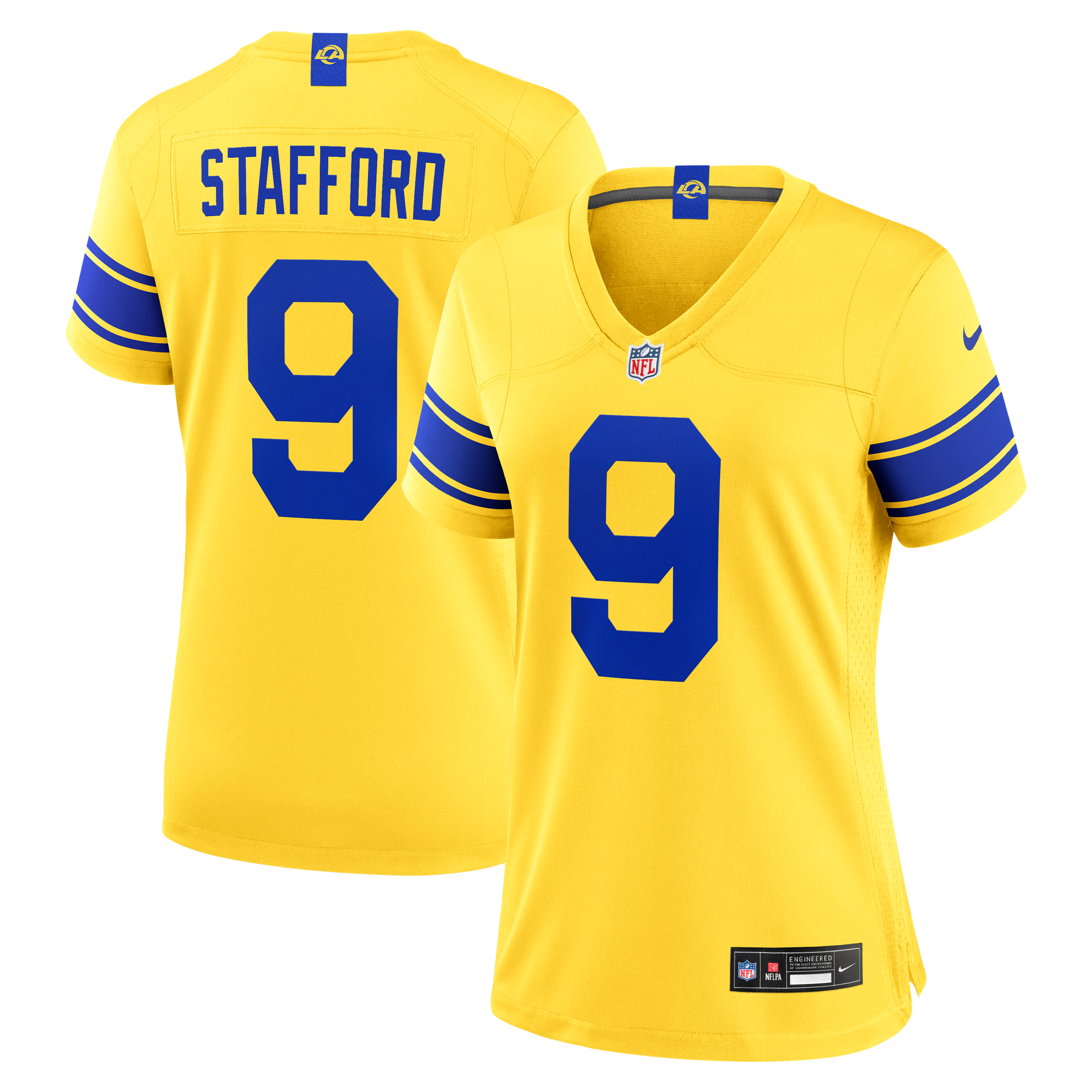 Maglia Los Angeles Rams Nike Game Alternate Secondario - Oro - Matthew Stafford - Donna
