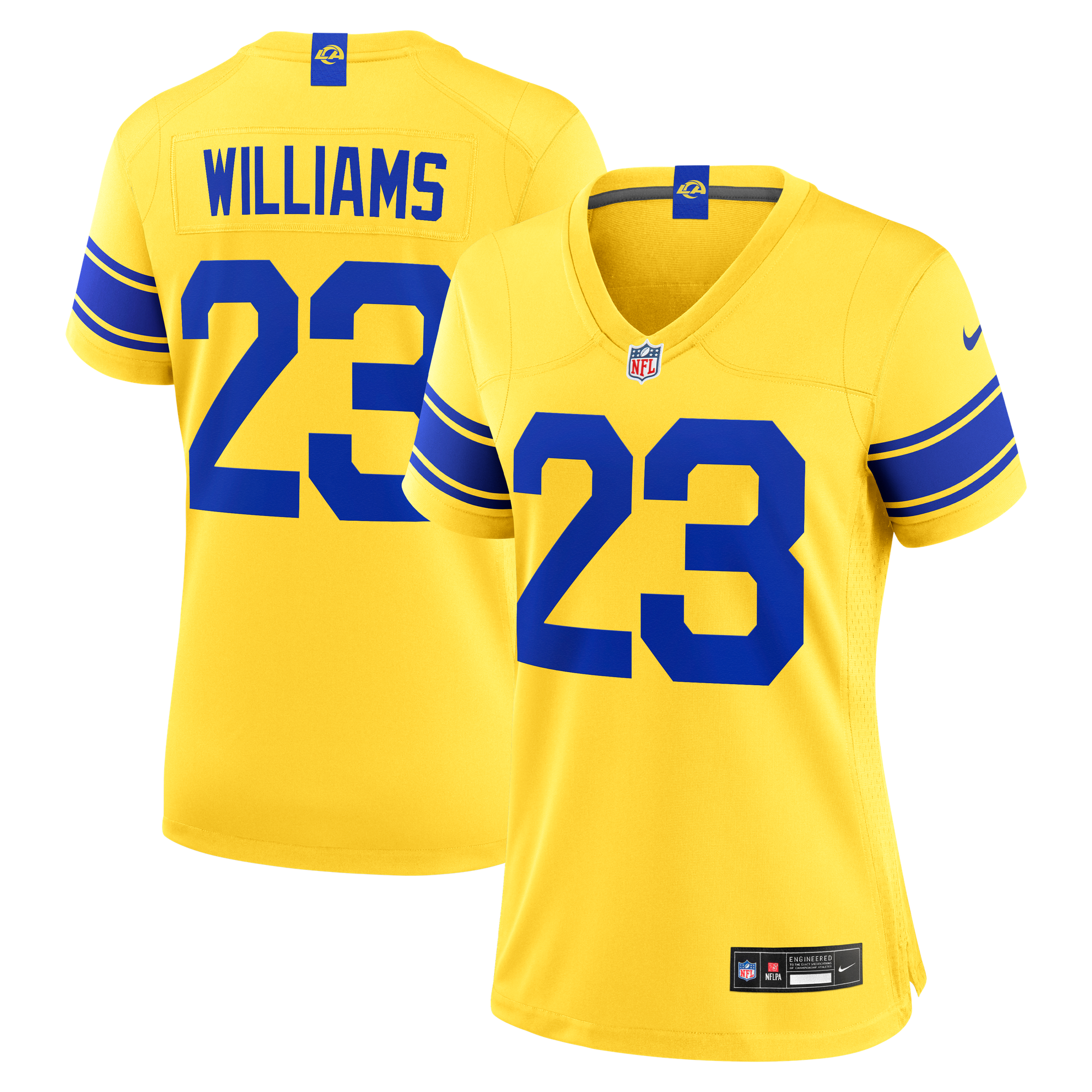Maglia Los Angeles Rams Nike Game Alternate Secondario - Oro - Kyren Williams - Donna
