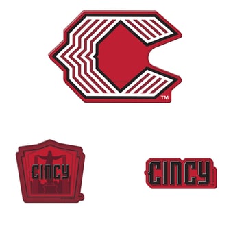 WinCraft  Cincinnati Reds 2026 City Connect 3-Pack Premium Acrylic Fridge Magnet Set