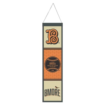 WinCraft  Baltimore Orioles 2026 City Connect 8" x 32" Wool Banner