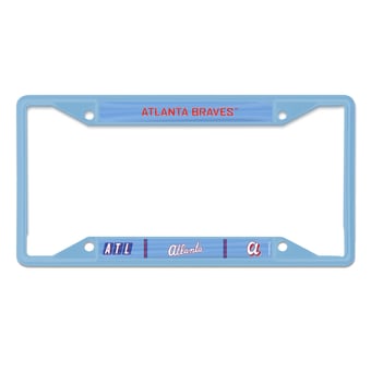 WinCraft  Atlanta Braves 2026 City Connect Laser Cut Metal License Plate Frame