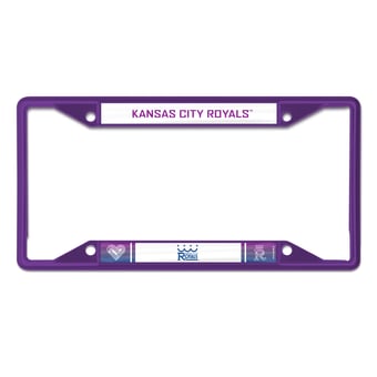 WinCraft  Kansas City Royals 2026 City Connect Laser Cut Metal License Plate Frame