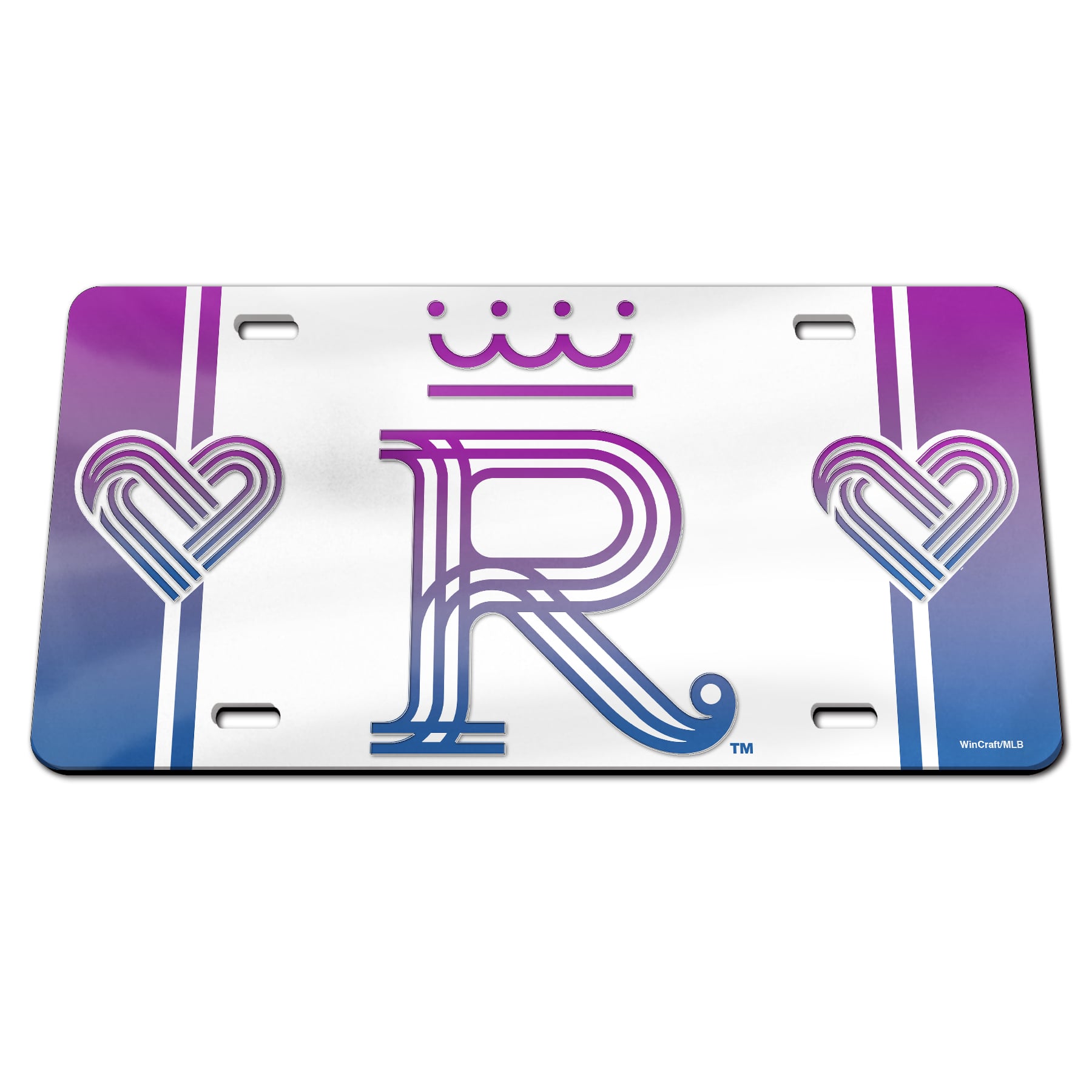 WinCraft  Kansas City Royals 2026 City Connect Laser Cut Acrylic License Plate