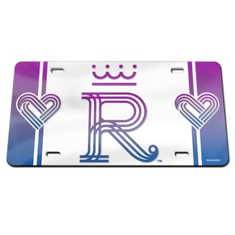 WinCraft  Kansas City Royals 2026 City Connect Laser Cut Acrylic License Plate