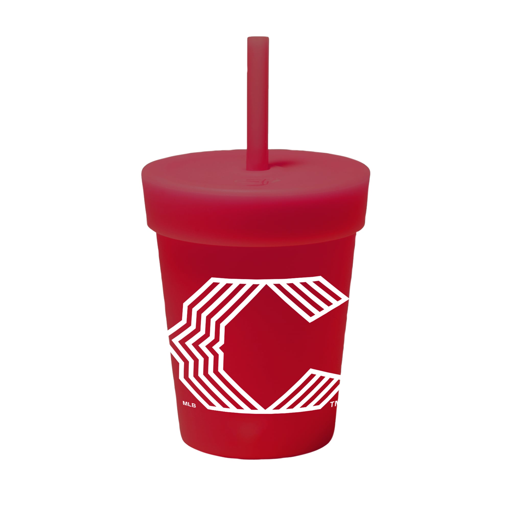 WinCraft  Cincinnati Reds 2026 City Connect 8oz. Silicone Tumbler with Lid & Straw