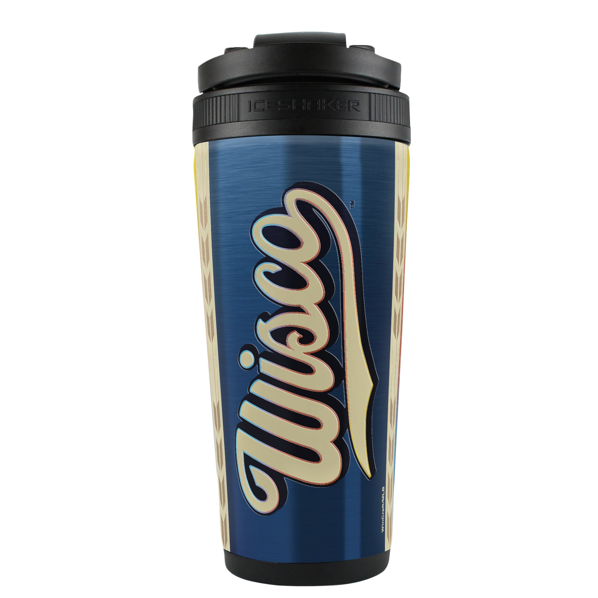 WinCraft  Milwaukee Brewers 2026 City Connect 26oz. 4D Ice Shaker Bottle