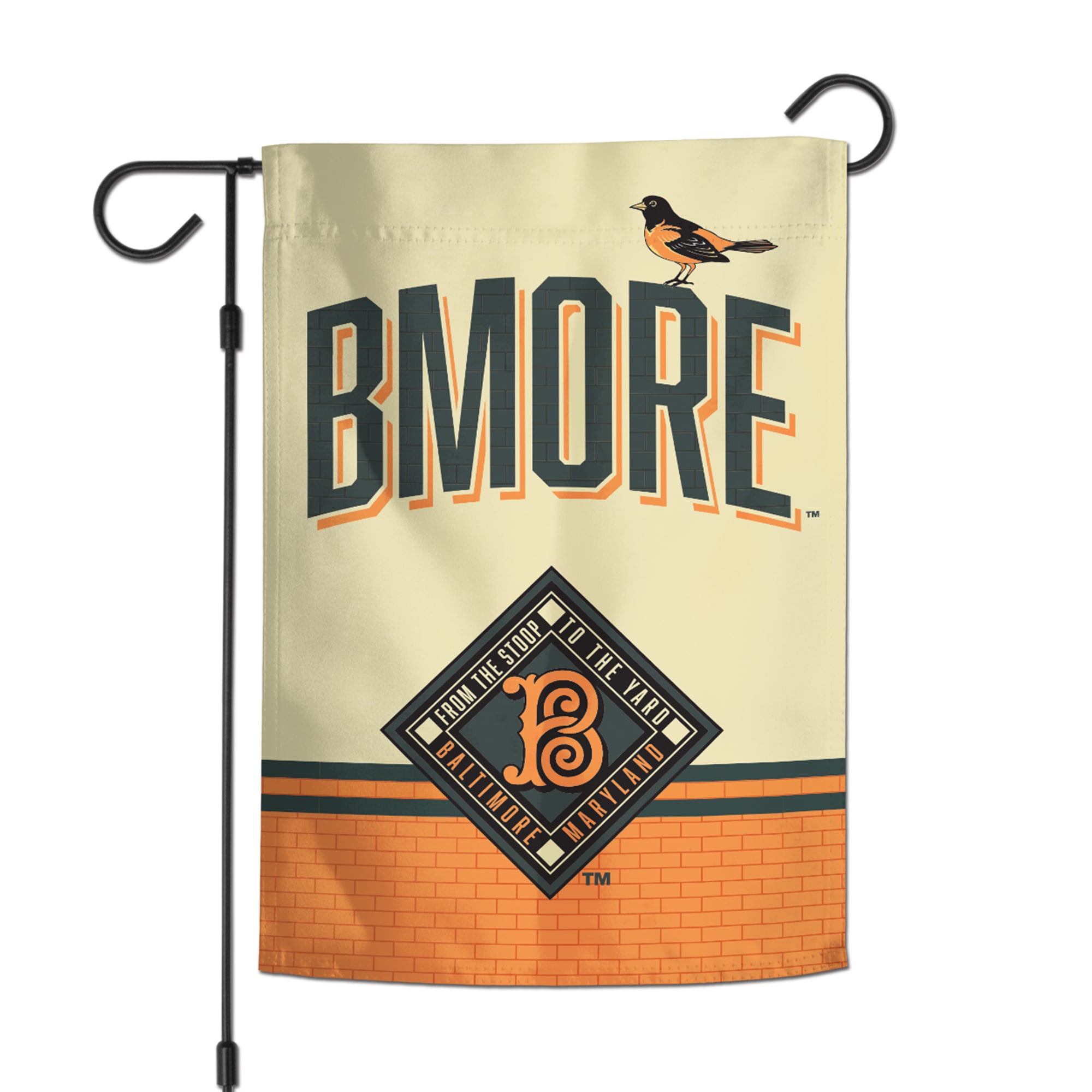 WinCraft  Baltimore Orioles 2026 City Connect Double-Sided 12" x 18" Garden Flag