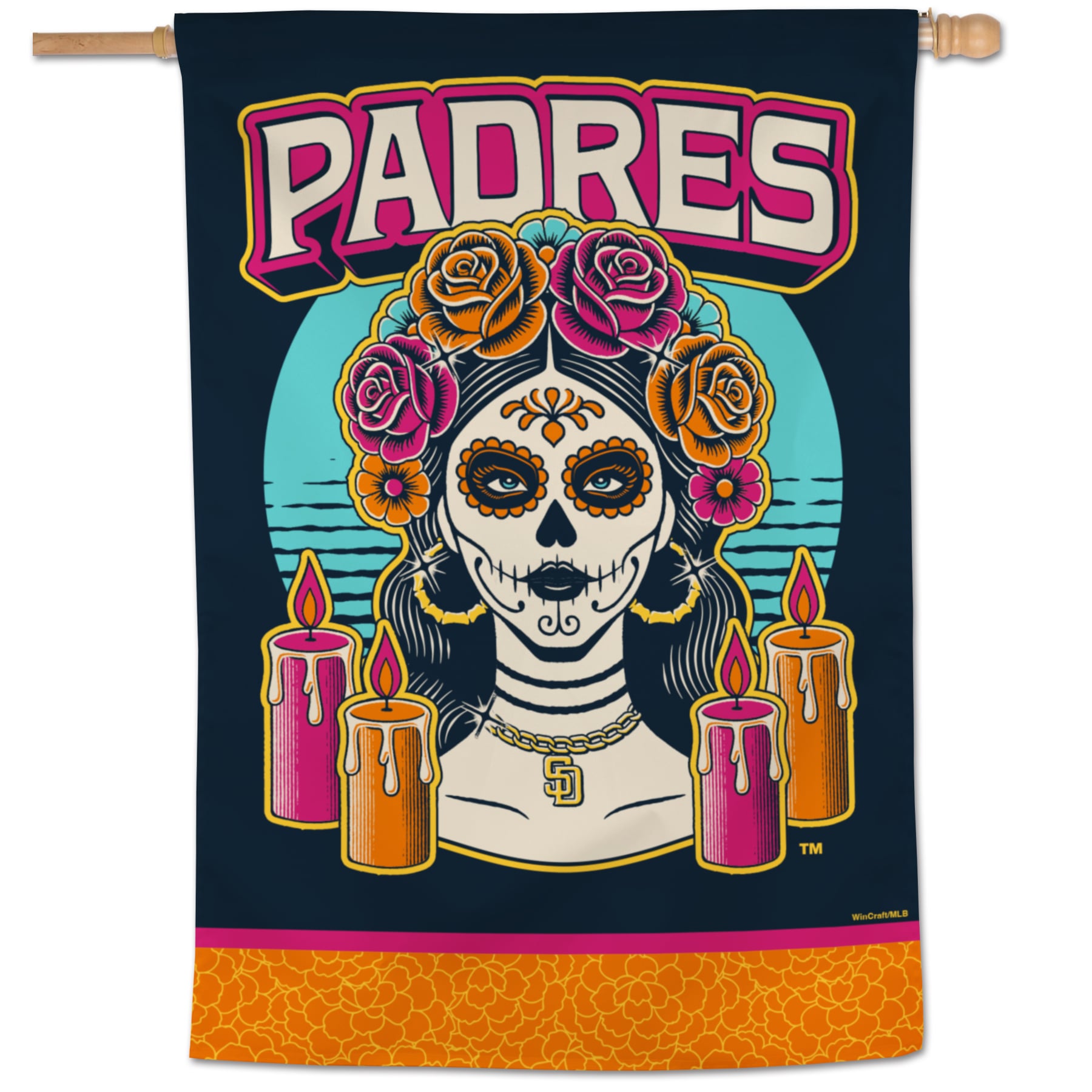 WinCraft  San Diego Padres 2026 City Connect Single-Sided 28" x 40" Vertical Banner