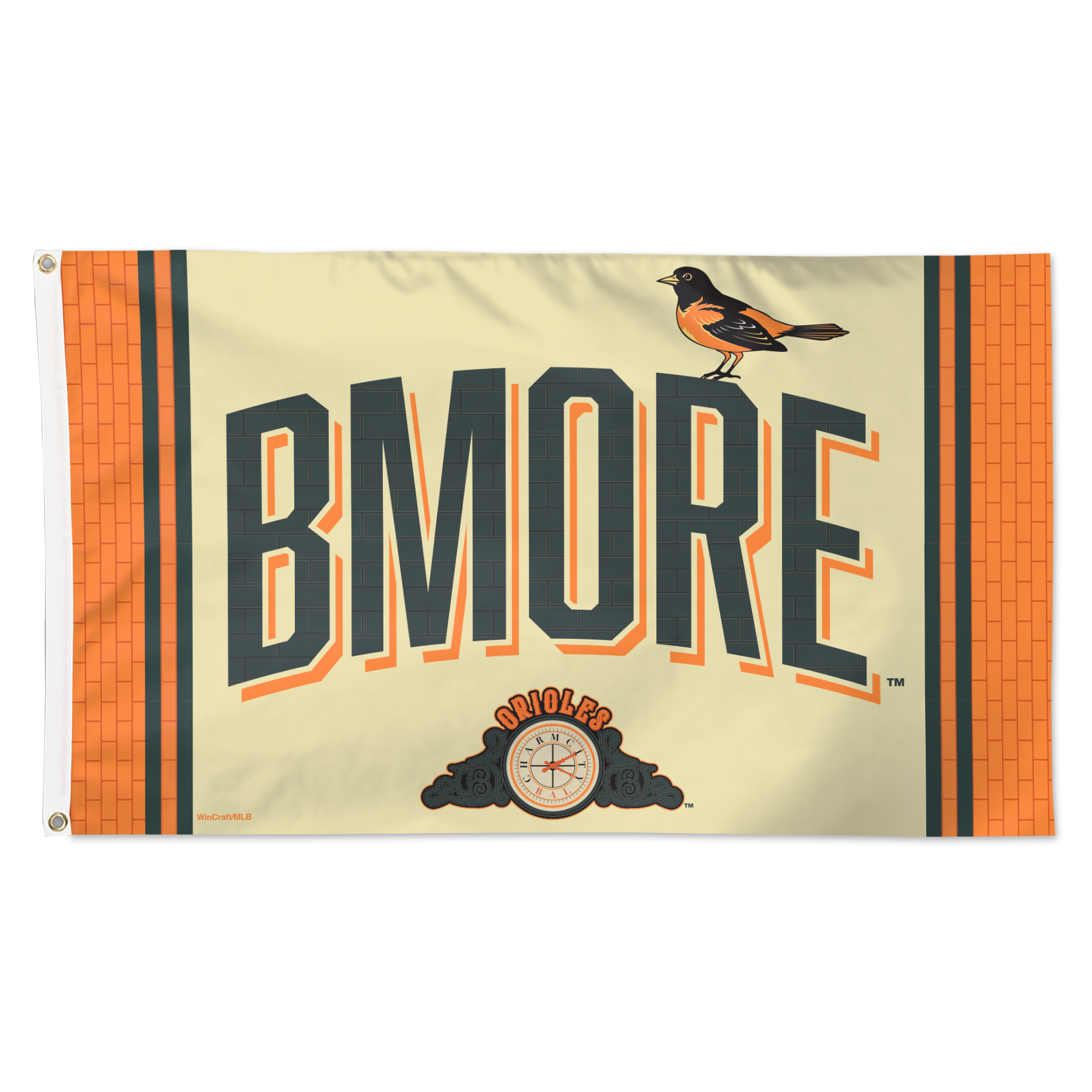 WinCraft  Baltimore Orioles 2026 City Connect Single-Sided Deluxe 3' x 5' Flag