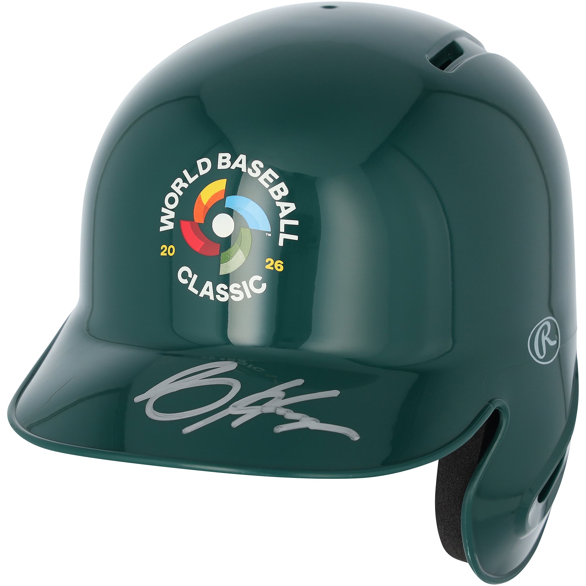 Bryce Harper USA Baseball Autographed 2026 World Baseball Classic Logo Mini Batting Helmet