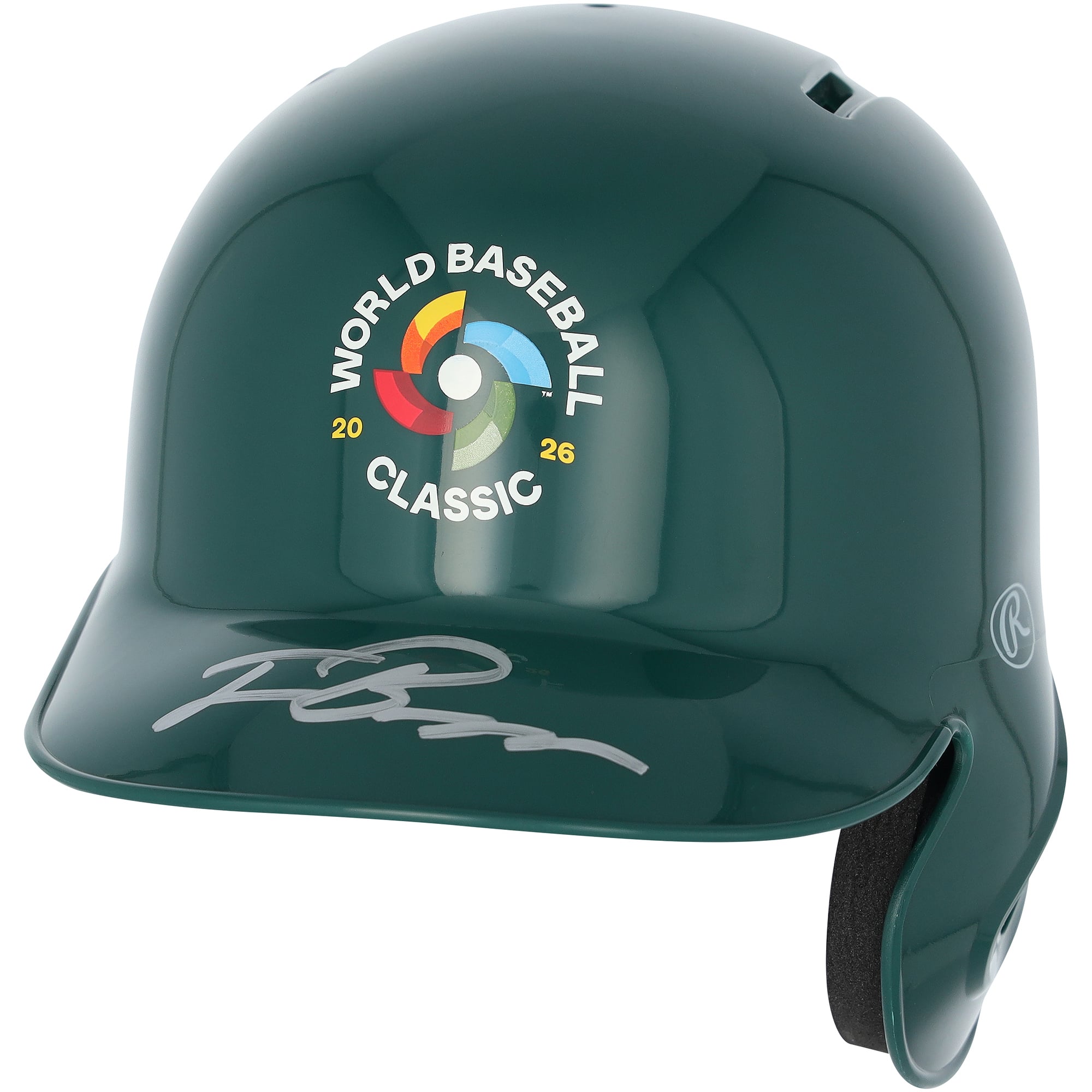 Travis Bazzana Australia Baseball Autographed 2026 World Baseball Classic Logo Mini Batting Helmet