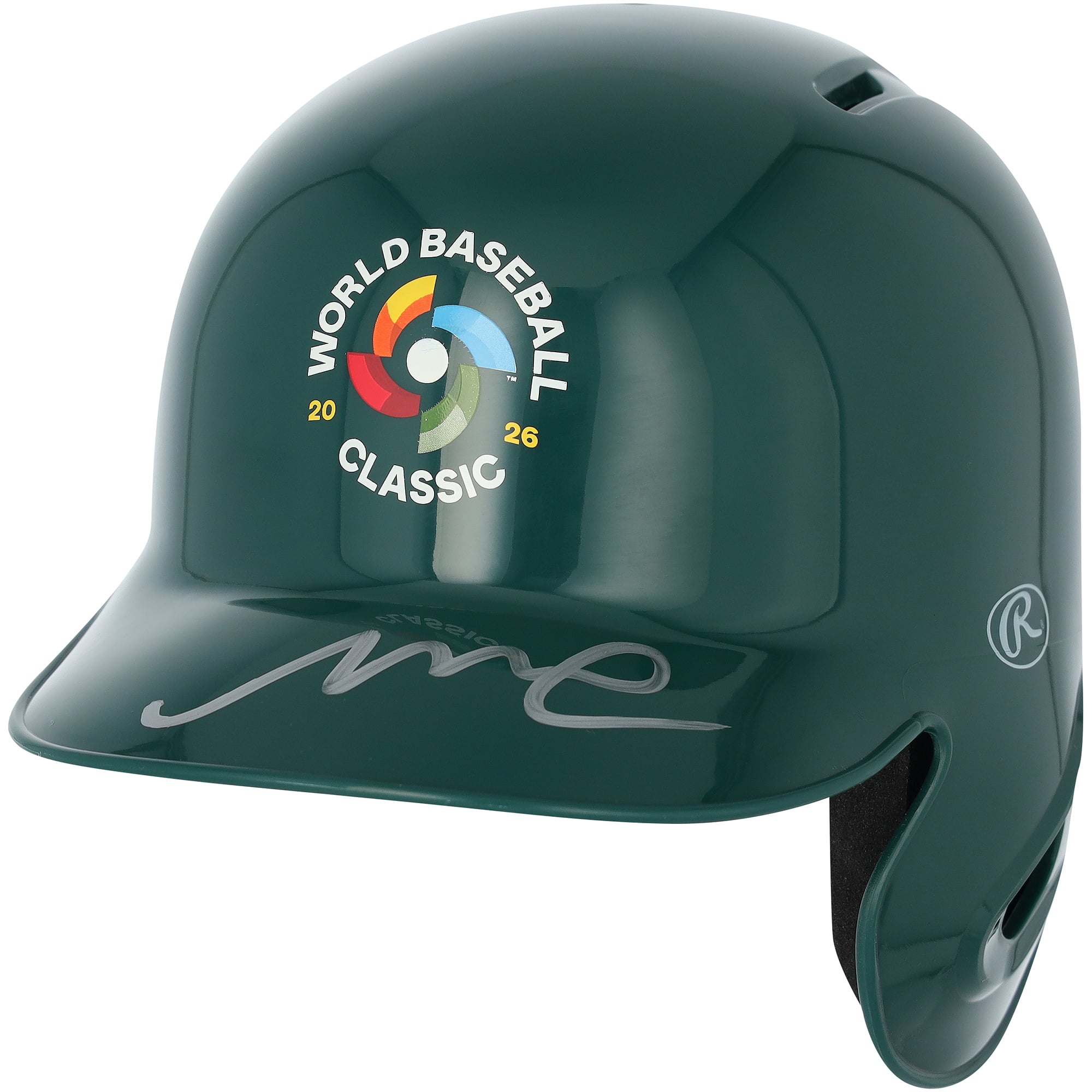 Munetaka Murakami Japan Baseball Autographed 2026 World Baseball Classic Logo Mini Batting Helmet