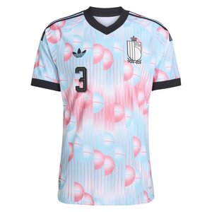 Maillot Extérieur Belgique 26 Authentique adidas avec flocage Theate 3, vue 3
