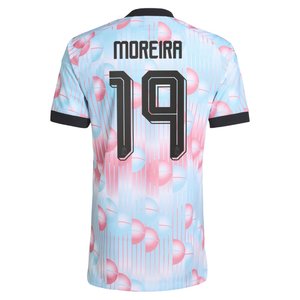 Maillot Extérieur Belgique 26 Authentique adidas avec flocage Moreira 19, vue 4