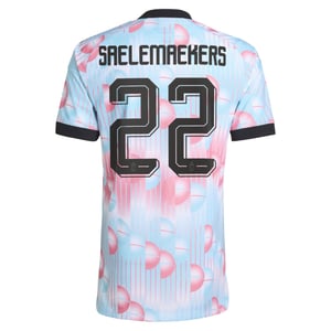 Maillot Extérieur Belgique 26 Authentique adidas avec flocage Saelemaekers 22, vue 4