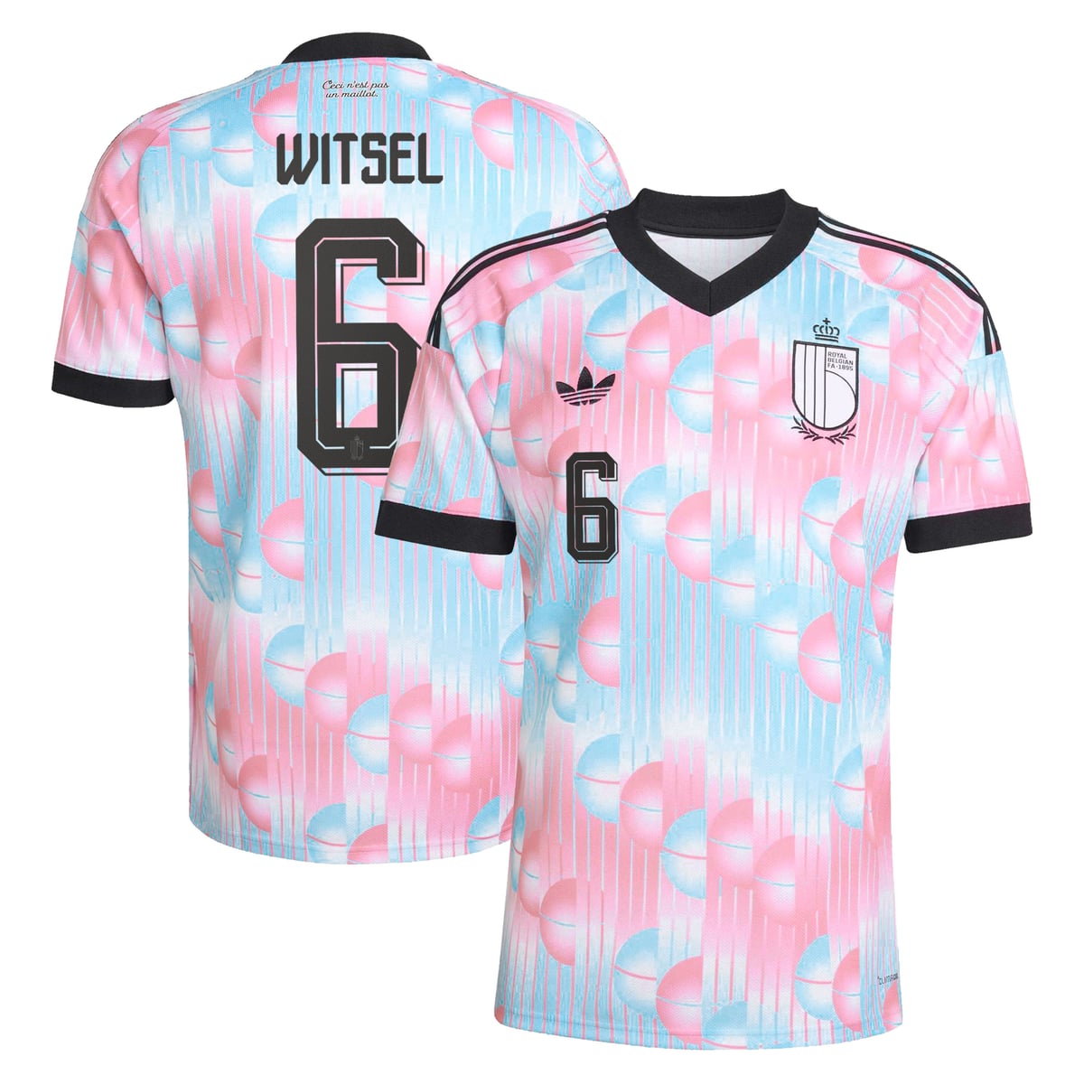 Maillot Extérieur Belgique 26 adidas avec flocage Witsel 6