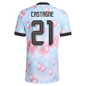 Maillot Extérieur Belgique 26 Authentique adidas avec flocage Castagne 21, vue 4