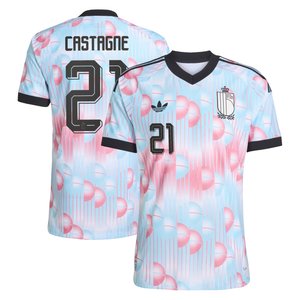 Maillot Extérieur Belgique 26 Authentique adidas avec flocage Castagne 21, vue 1