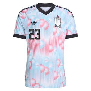 Maillot Extérieur Belgique 26 Authentique adidas avec flocage Raskin 23, vue 3