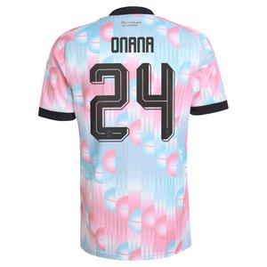 Maillot Extérieur Belgique 26 adidas avec flocage Onana 24, vue 4