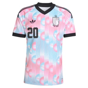 Maillot Extérieur Belgique 26 adidas avec flocage Vanaken 20, vue 3