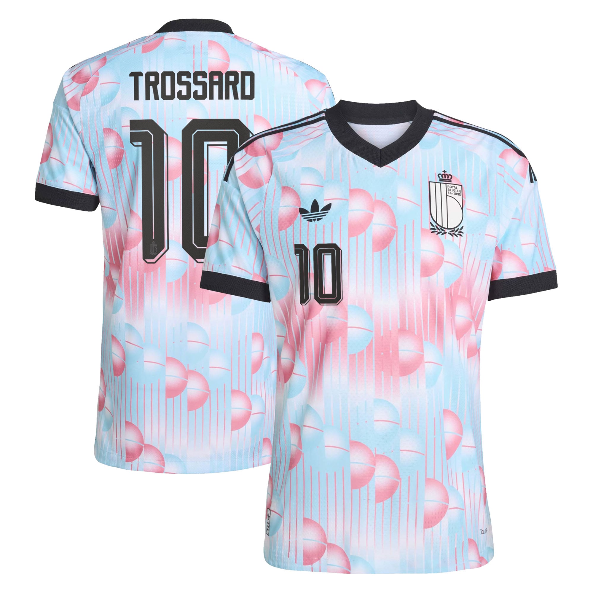 Maillot Extérieur Belgique 26 Authentique adidas avec flocage Trossard 10